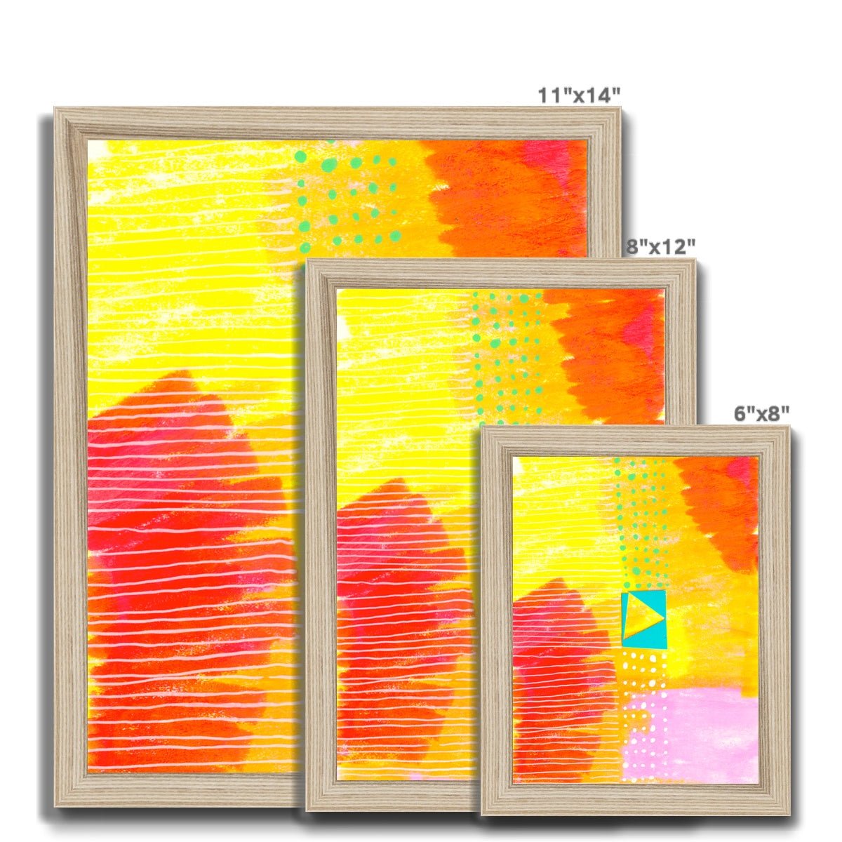 Color Burst 1 Framed Print - Dipti Irla