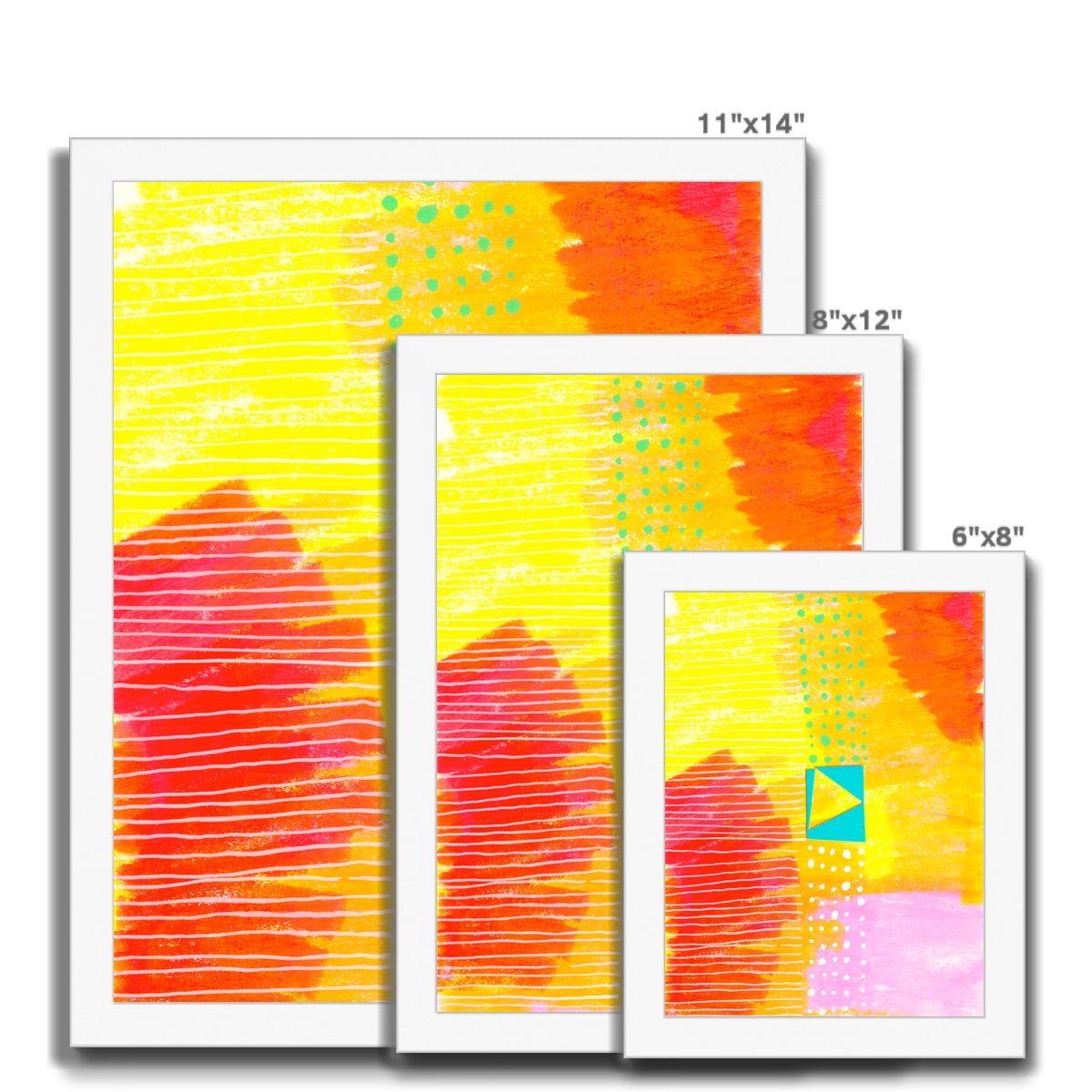 Color Burst 1 Framed Print - Dipti Irla