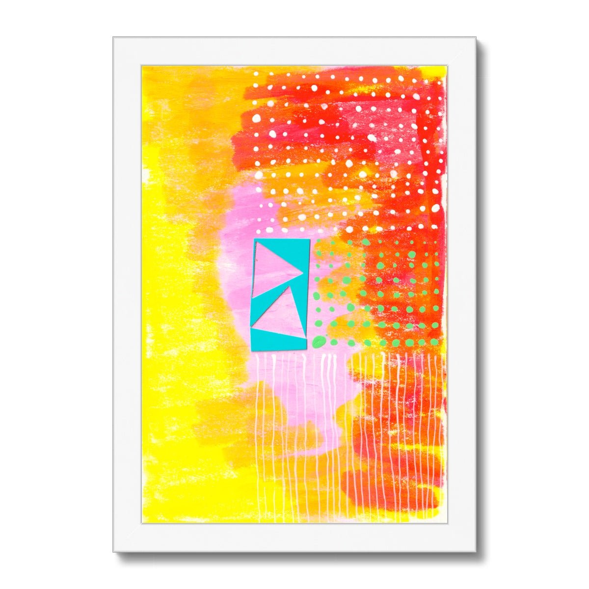 Color Burst 2 Framed Print - Dipti Irla