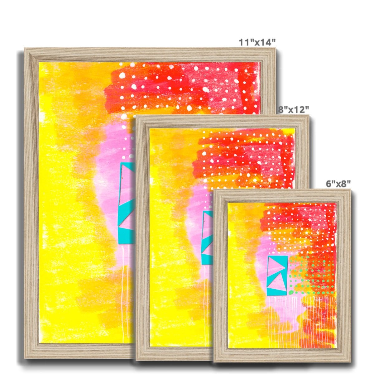 Color Burst 2 Framed Print - Dipti Irla