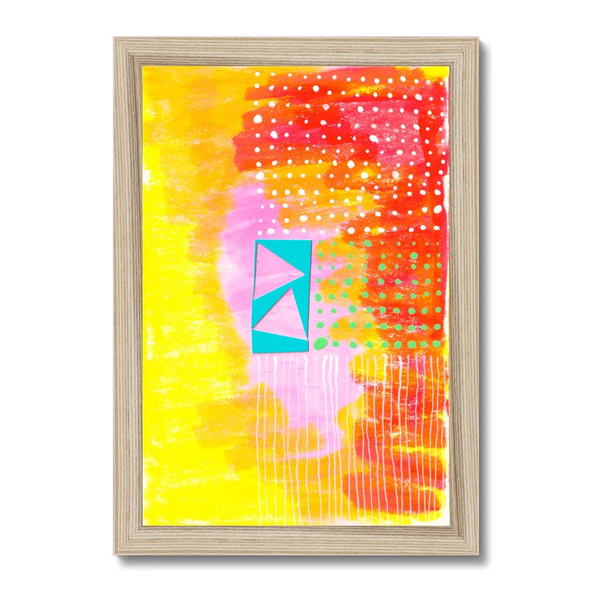 Color Burst 2 Framed Print - Dipti Irla