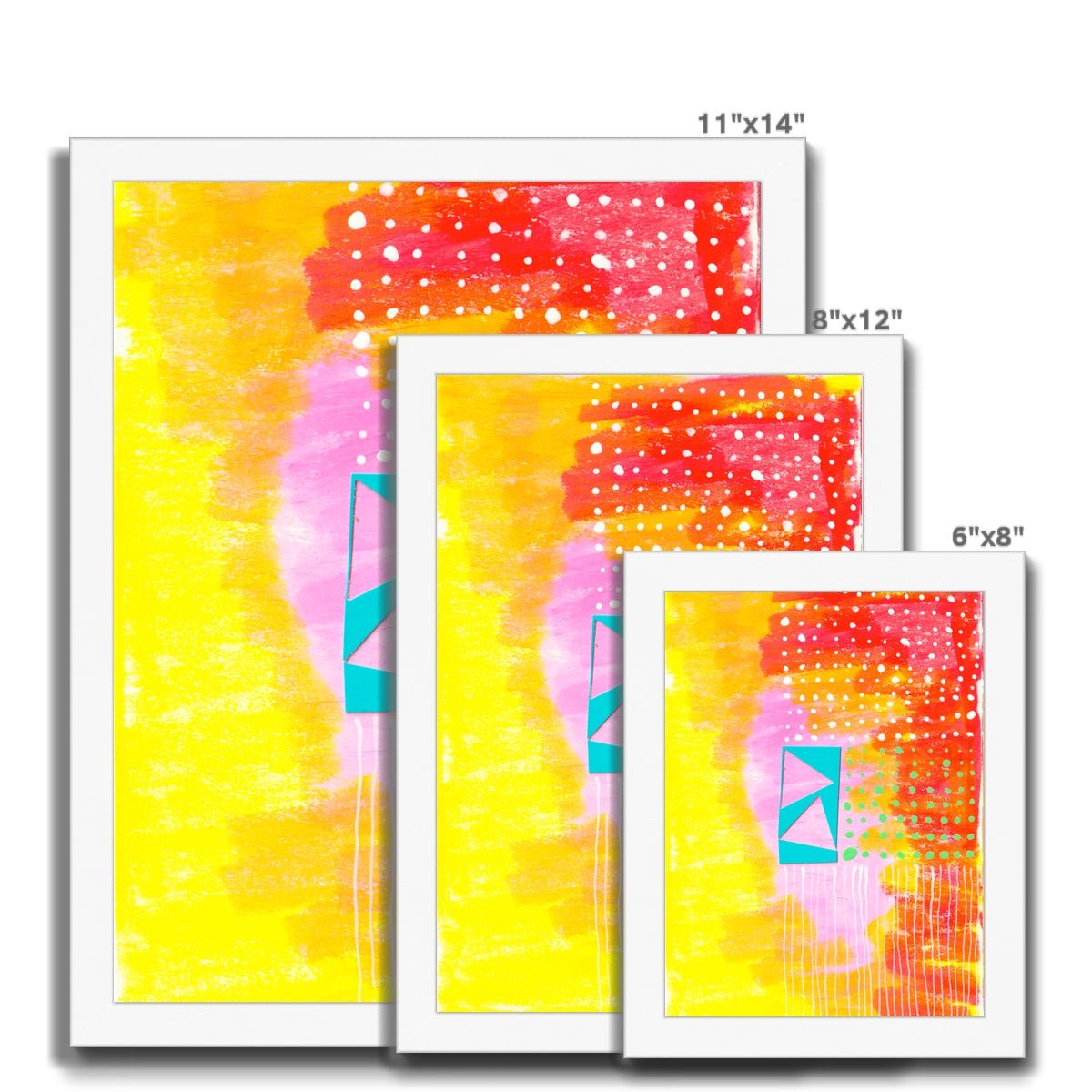 Color Burst 2 Framed Print - Dipti Irla