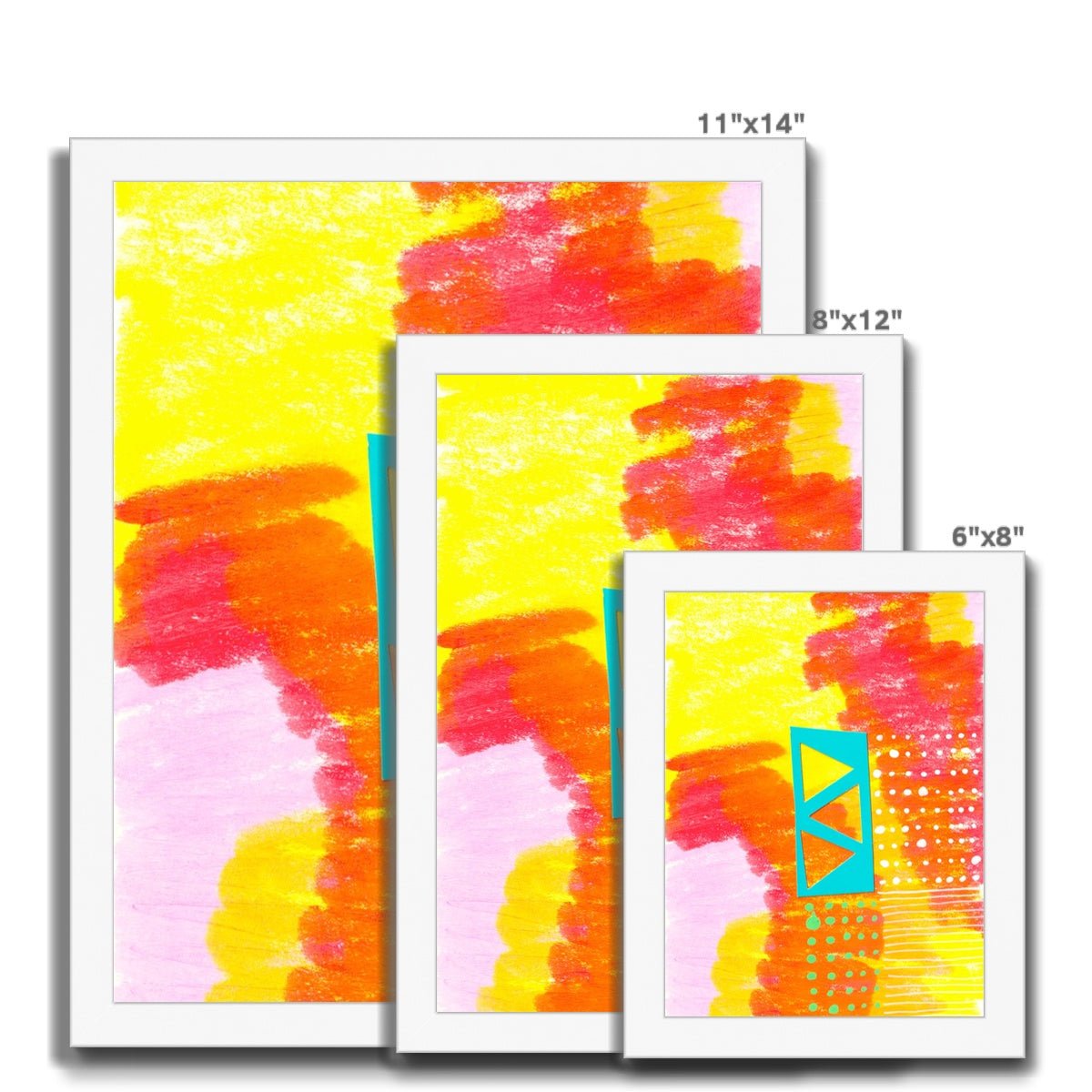 Color Burst 3 Framed Print - Dipti Irla