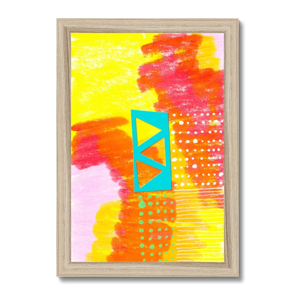 Color Burst 3 Framed Print - Dipti Irla