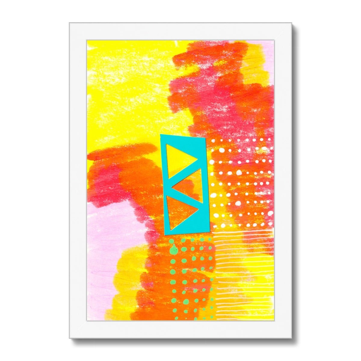 Color Burst 3 Framed Print - Dipti Irla