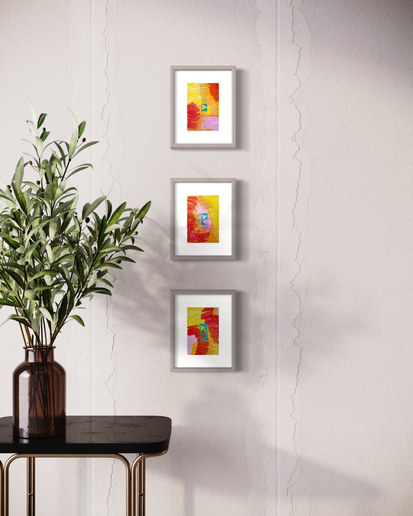 Set of 3 Color Burst Minis - Dipti Irla