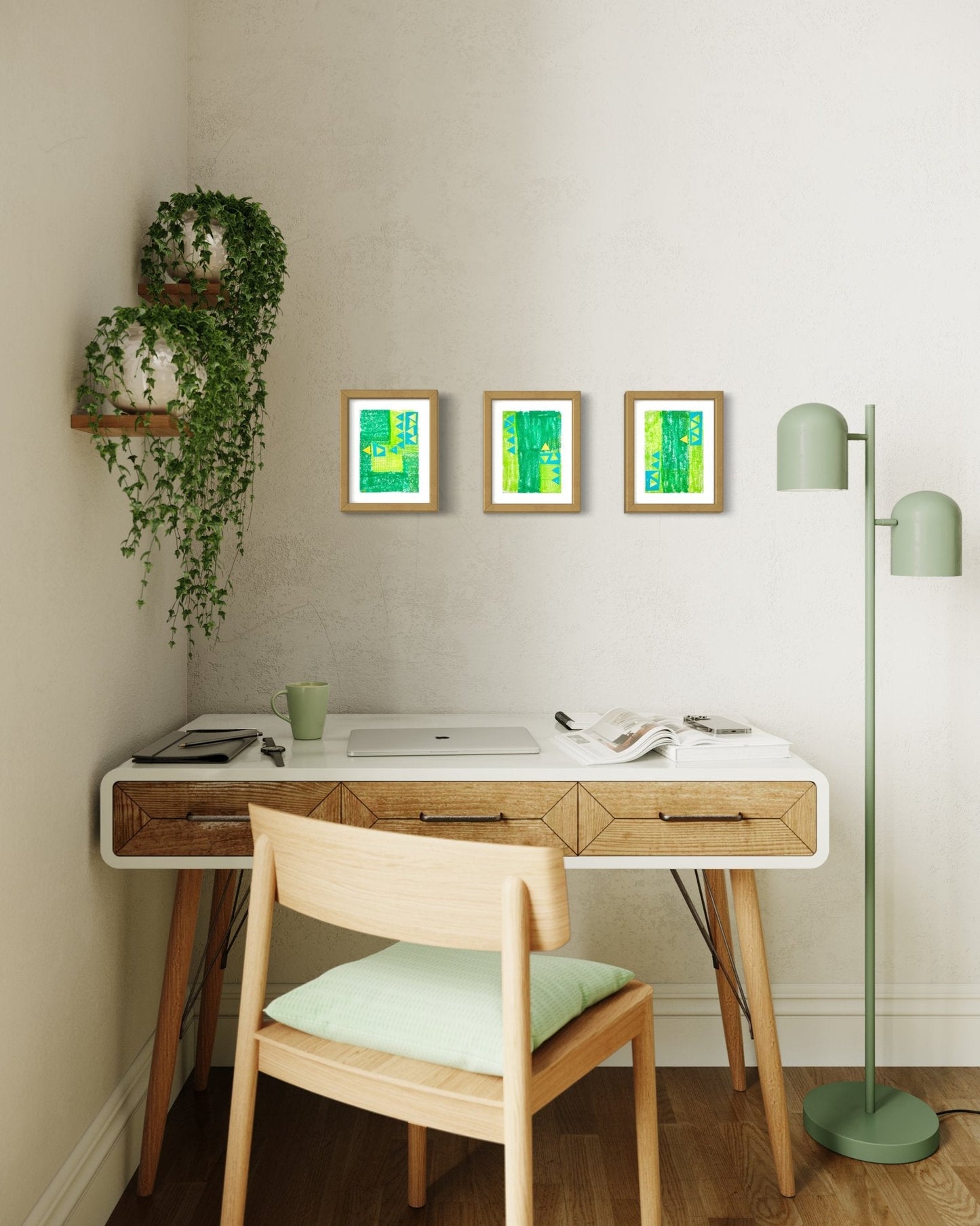 Set of 3 Green Minis - Dipti Irla