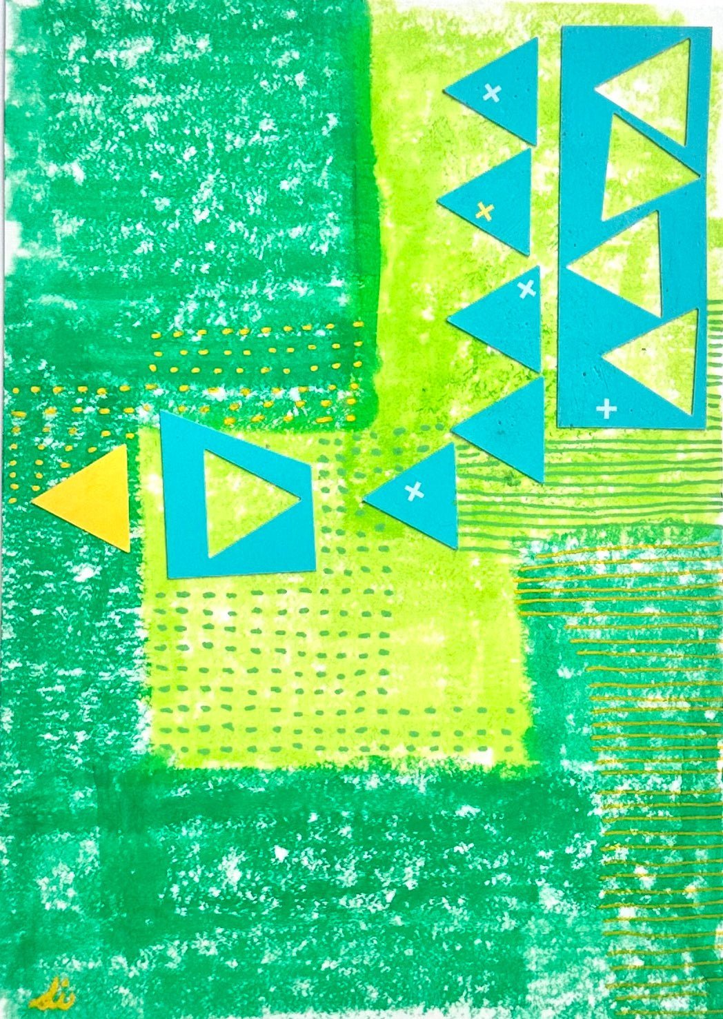 Set of 3 Green Minis - Dipti Irla