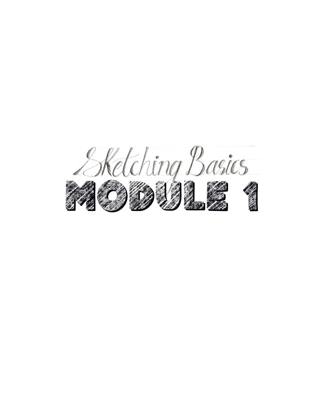 MODULE 1 - Sketching Basics: One on One - Dipti Irla