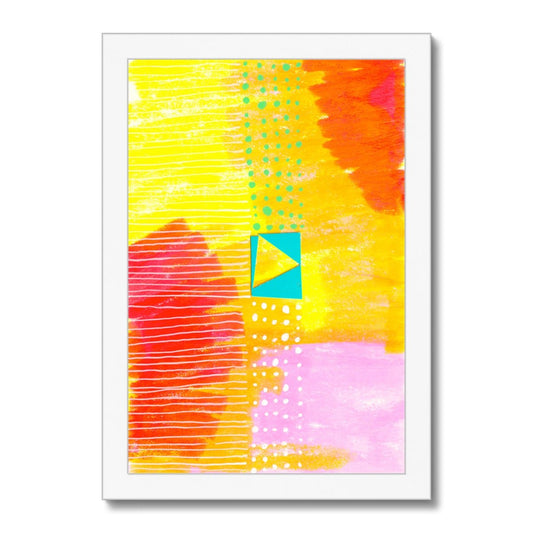 Color Burst 1 Framed Print - Dipti Irla